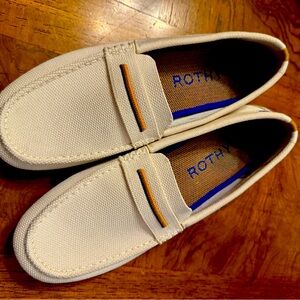 RARE Rothy’s The Driver Oxford Cream sz 10. Worn twice.
